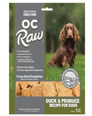 OC Raw Freeze Dried Duck Sliders 14oz