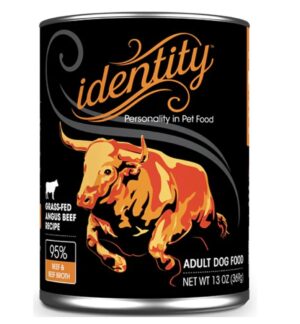 Identity 95% Free-Range Angus Beef Pate Wet Dog Food 13oz