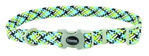 Pro Active Adjustable Woven Reflective Dog Collar, North Sky Net, 3/4" x 12-18"