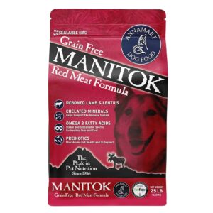 Annamaet D GF MANITOK 25lb GRAIN FREE RED MEAT