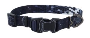 Inspire Adjustable Fashion Dog Collar, Digital Matrix, Extra Small - 5/8" x 8-12"