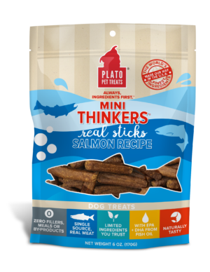 PLATO MINI THINKERS SLMN 6oz MEAT STICK DOG