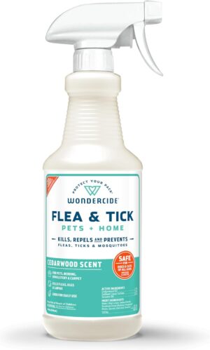 Wondercide Mosquito Flea and Tick Spray for Pets and Home - Cedar - 16 oz Bottle