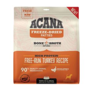 Acana Fd D Trky Patties 14oz Free-Run Turkey