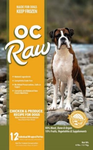 OC Raw CHKN PROD PATTY 6lb FROZEN PRODUCE