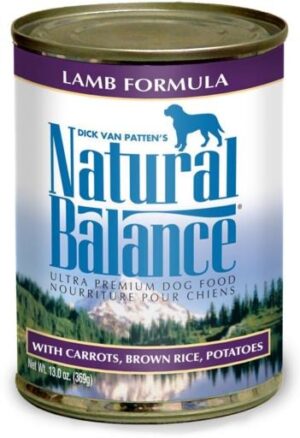 Natural Balance Lamb & Rice Can Dog 13 oz