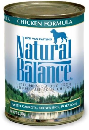 Natural Balance Chicken & Rice Can Dog  13 oz