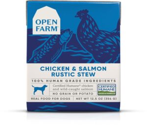 Open Farm Certified Humane Chicken & Salmon Rustic Stew for Dogs 12.5oz