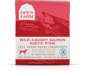 Open Farm Wild Caught Salmon Rustic Stew for Dogs 12.5 oz