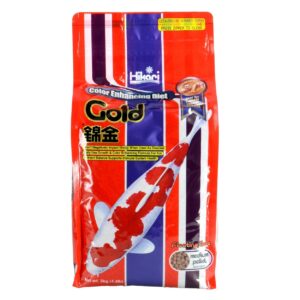 Hikari Gold Color Enhancing Pellet Fish Food for Koi and Pond Fishes 4.4lb MD