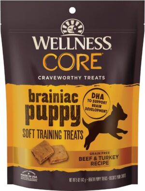 Wellness Core Brainiac Soft Training Treats Puppy 5 oz