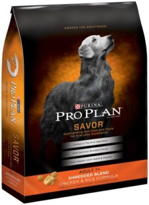 Pro Plan Complete Essentials Shredded Blend 7+ Chicken & Rice Senior Dog 34 lb