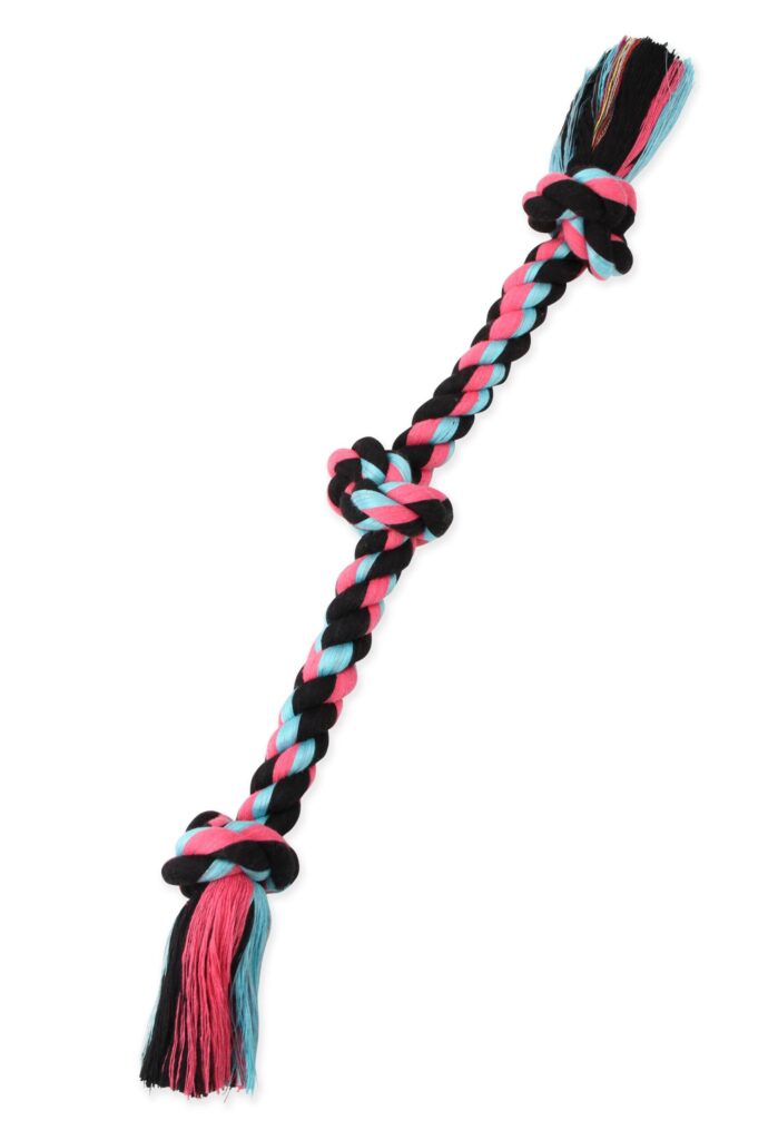 Mammoth Chew Rope Tug Small Color 3 Knot 15"