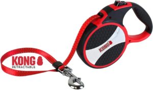 Alcott Kong Explore Retractable Dog Leash Large Red