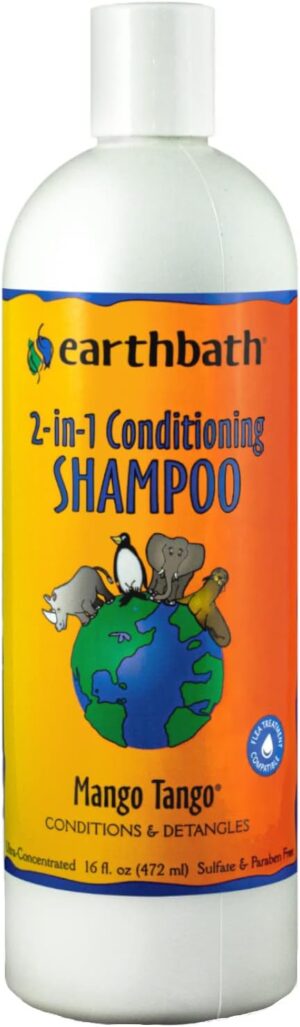 Earthbath 2-in-1 Conditioning Shampoo, Mango Tango 16oz