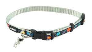 Li'l Pals® Charming Ribbon Overlay Dog Collar, Li'l Space Explorers, Petite X-Small Dog 1pc 3/8" x 6