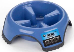 JW Pet Company Skidstop Slow Feed Bowl Medium