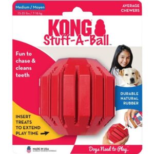 KONG STUFF A BALL DOG TOY MD