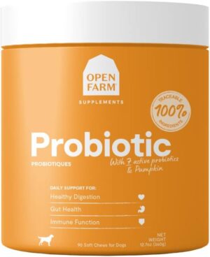 Open Farm Probiotic Dog Chew 90 ct