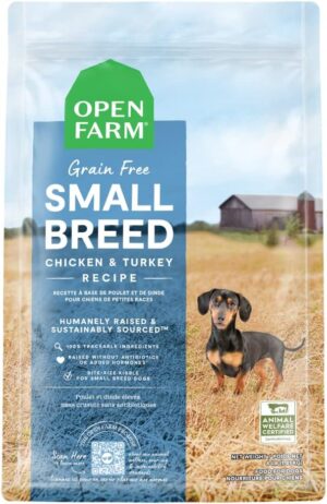 Open Farm Grain Free Small Breed Chicken & Turkey Dry Dog Food 11 lb