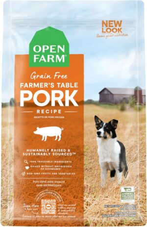 Open Farm Grain Free Farmer's Table Pork Dog  4 lb