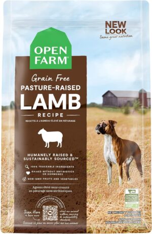 Open Farm Grain Free Pasture Raised Lamb Dog  4 lb