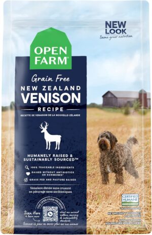 Open Farm Grain Free New Zealand Venison Dog  4 lb