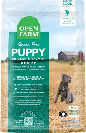 Open Farm Grain Free Chicken & Salmon Puppy 22 lb