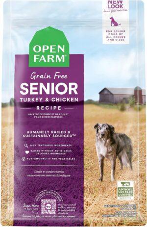 Open Farm Grain Free Senior Turkey & Chicken  4 lb