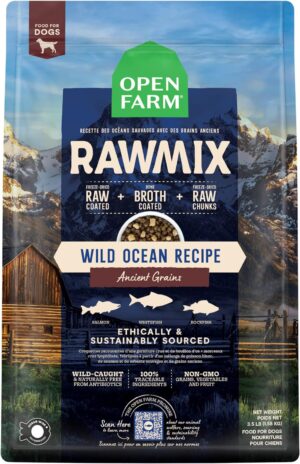 Open Farm RawMix Wild Ocean Recipe with Ancient Grains Dog  3.5 lb