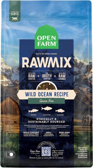 Open Farm RawMix Wild Ocean Recipe Grain Free Cat 2.25 lb