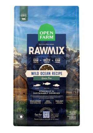 Open Farm RawMix Wild Ocean Recipe Grain Free Cat 8 lb