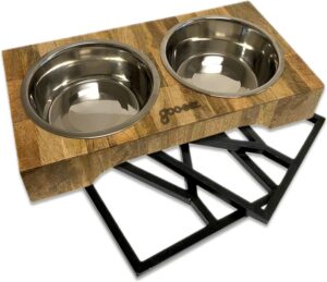 GOO-EEZ 3 IN 1 ADJUSTABLE MANGO WOOD DBL DINER