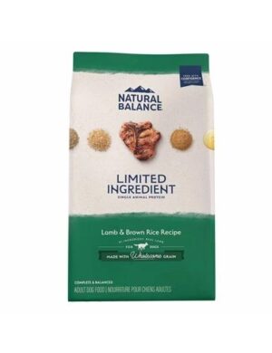 Natural Balance Limited Ingredient Lamb & Brown Rice Dog 24 lb