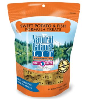 Natural Balance LID Fish & Sweet Potato Small Breed Treats 8 oz