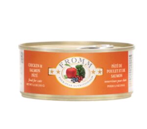 Fromm Four Star Cat Chicken / Salmon Pate  5.5 oz