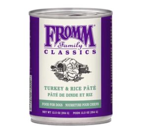 Fromm Family Classic Turkey & Rice Pate Can Dog Food  12.5 oz