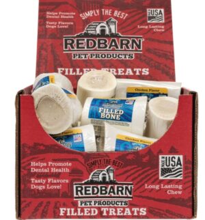 REDBARN NATURALS FILLED BONE CHICKEN SM