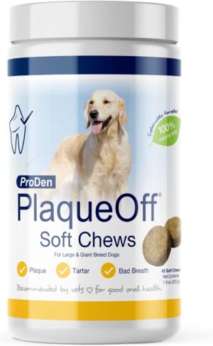 ProDen PlaqueOff Soft Chews Large Breed Dogs 45ct