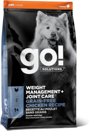 Petcurean Go! Weight Management & Joint Care Grain-Free Chicken 22lb