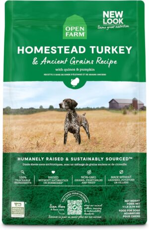 Open Farm Ancient Grain Homestead Turkey 11 lb