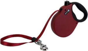 Alcott Adventure Retractable Leash, Red, 16ft, Up To 110lb Large