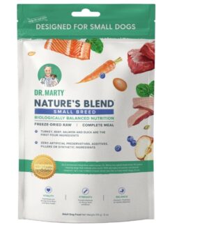 Dr. Marty's Nature's Blend Freeze Dried Small Breed Dog 6 oz