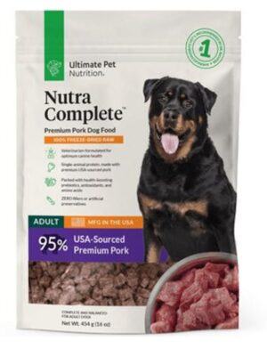 NUTRA COMPLETE PREMIUM PORK FREEZE-DRIED RAW DOG FOOD