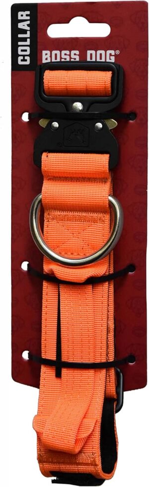 Boss Dog Tactical Collar (Medium, Hunter Orange)