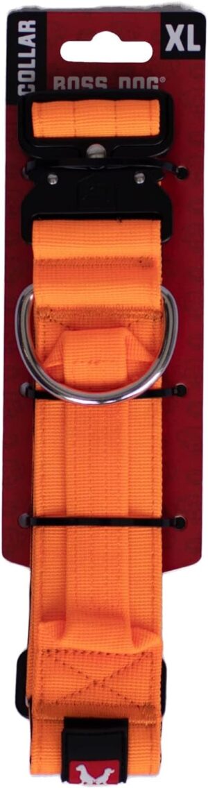 Boss Dog Tactical Collar (X-Large, Hunter Orange)