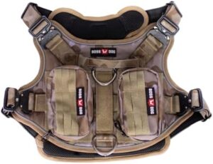 Boss Dog Tactical Tan Camo Harness (Large)