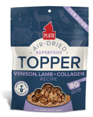 PLATO Superfood Topper Venison, Lamb and Collagen 5.5oz