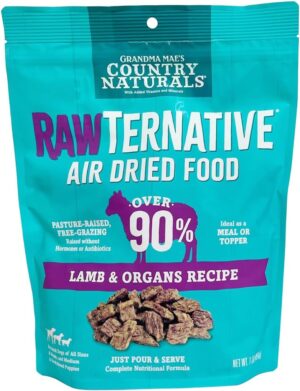 Grandma Mae's Rawternative Air Dried Dog Food Lamb 1 LB