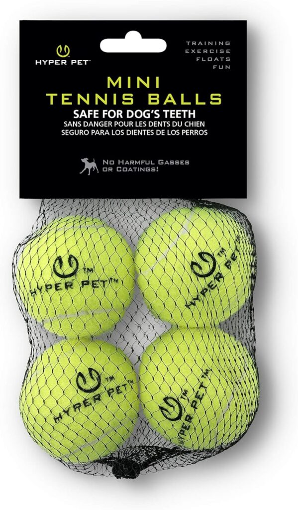 Hyper Pet - Mini Tennis Balls 4 pack Green